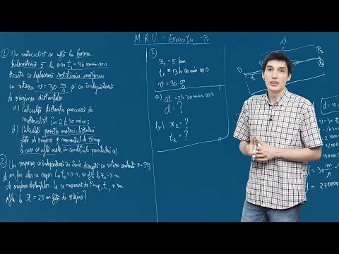 Mișcarea rectilinie uniformă - Exerciții - P1 | Fizică - Clasa a VI-a | scoala.ro