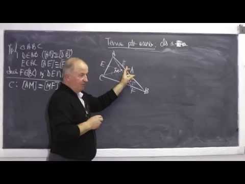 1/2 Lectia 669 - Linie mijlocie Paralelism Paralelogram Concurenta linii importante triunghi Clasa 7