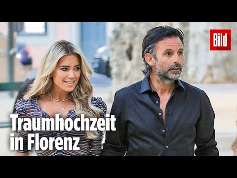 So romantisch heiraten Sylvie Meis und Niclas Castello in Florenz