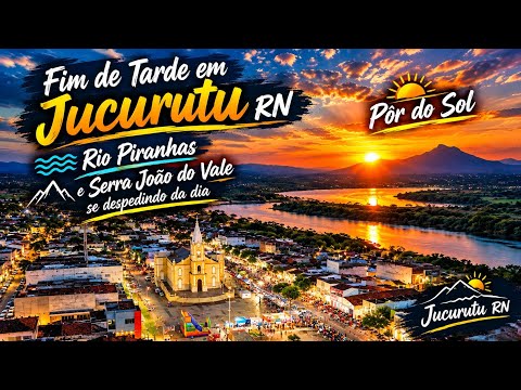 🌅 FIM DE TARDE EM JUCURUTU-RN ❤️💛 @JrDroneOficial 