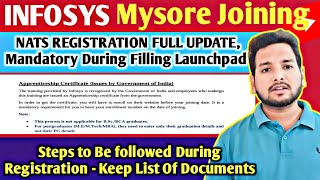 NATS Registration Full Information 🔥 | Infosys Joining Mandatory | Offer Letter,