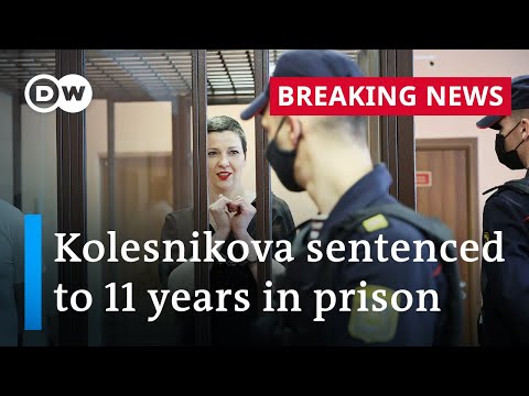 Belarus opposition leader Maria Kolesnikova jailed for role in protests | DW News