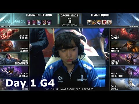 DWG vs TL | Day 1 S9 LoL Worlds 2019 Group Stage | DAMWON Gaming vs Team Liquid