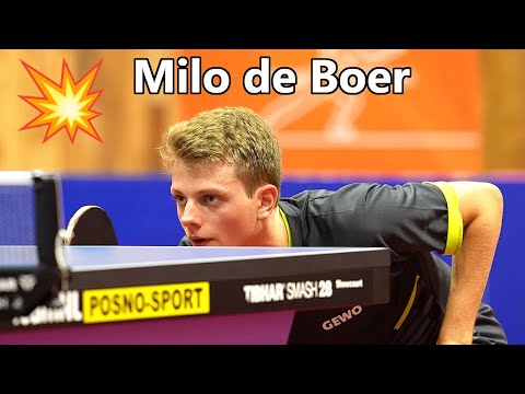 Milo de Boer - Gabrielius Camara 🔥 | Match highlights and best points NTTB Masters 2022 #tabletennis