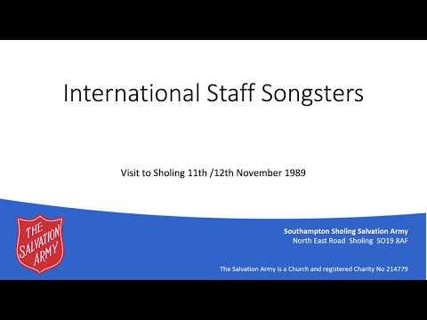 International Staff Songsters 1989