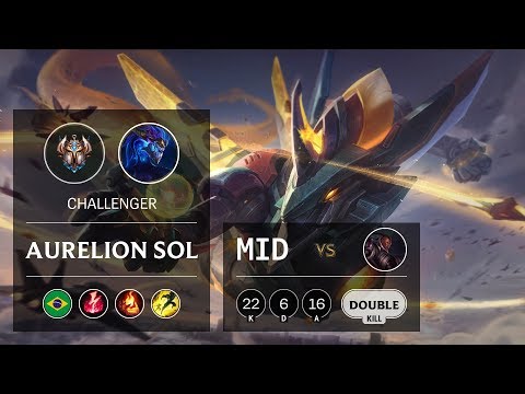 Aurelion Sol Mid vs Lucian - BR Challenger Patch 9.24