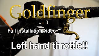 Polaris Sportsman Goldfinger left hand throttle installation
