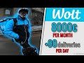 Earning 8000 Per Month From Food Delivery World S Fastest Wolt Courier