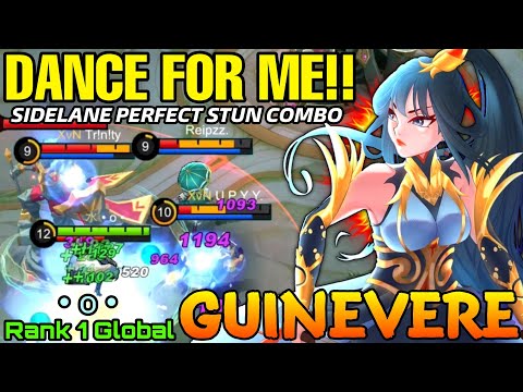 Sidelane Monster Guinevere Deadly Stun Combo! - Top 1 Global Guinevere by • ᴏ • - Mobile Legends