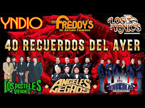 PASTELES VERDES, ANGELES NEGROS, TERRICOLAS, SOLITARIOS, YNDIO, YONICS - RECUERDOS DEL AYER MIX