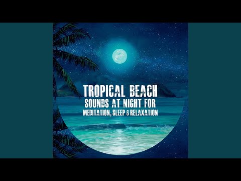 Tropical Beach Sounds at Night for Meditation, Sleep & Relaxation