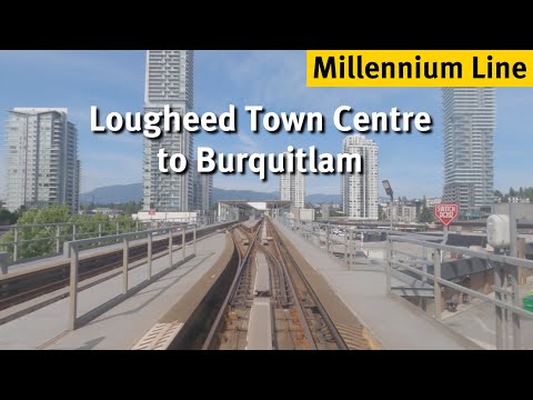 Vancouver SkyTrain - Lougheed Town Centre to Burquitlam [Millennium Line] | Station-to-Station Ride