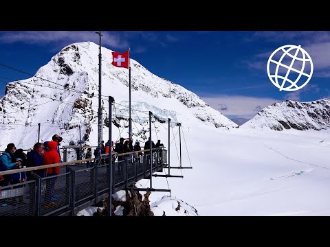 סרטון מרהיב של הנופים באזור הר יונגפראו בשווייץ