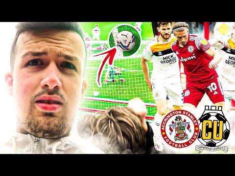 ACCRINGTON STANLEY 2-1 CAMBRIDGE - AWAY DAYS ARE BACK!!