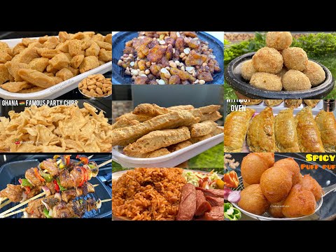 20 BEST SNACKS IDEAS FOR YOUR NEXT AFRICAN PARTY | MEALS TO PREPARE FOR A TYPICAL AFRICAN PARTY