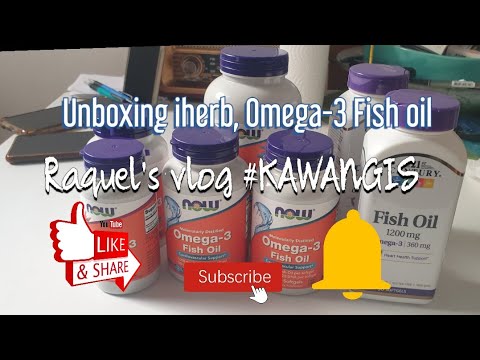Unboxing iherb Omega-3 Fish oil