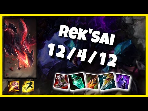 Rek'Sai vs Ivern OCE Challenger JUNGLE (12/4/12) - v11.5