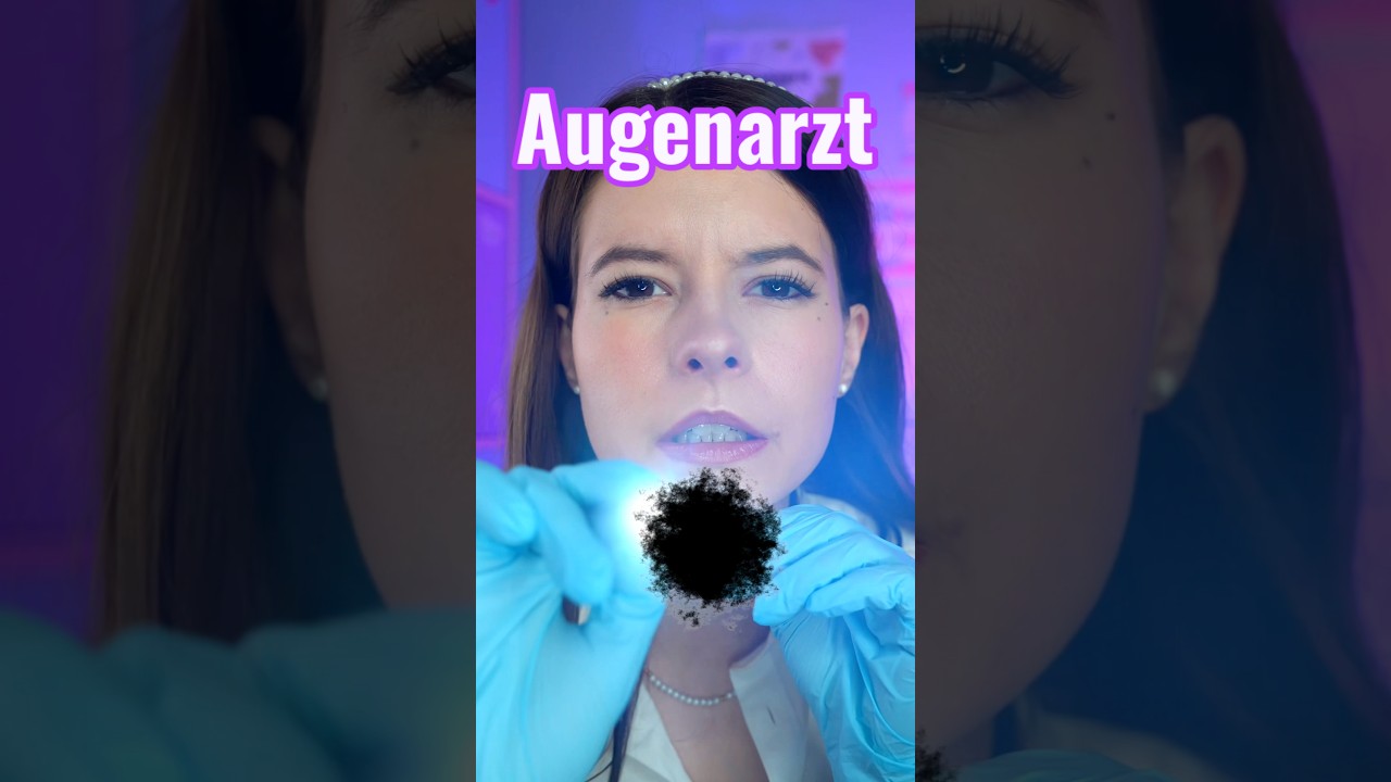 AUGENARZT 👁️ Ich rette dein Auge 👩‍⚕️ (asmr)