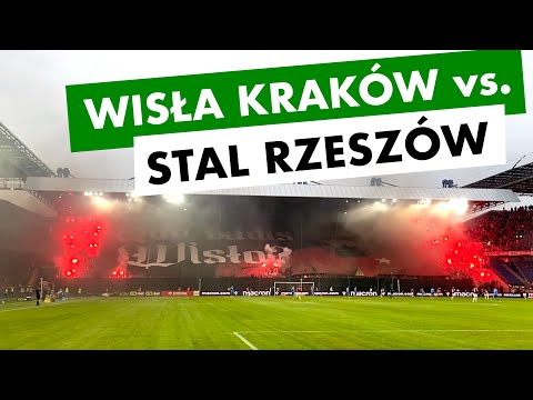 32 tys. kibiców na meczu Wisła - Stal [OPRAWA, DOPING]