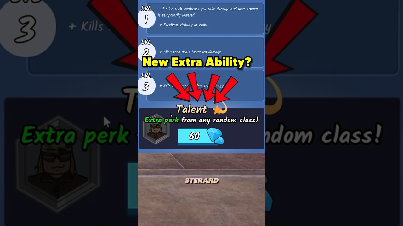 New talent system is OP... #99nightintheforest #roblox