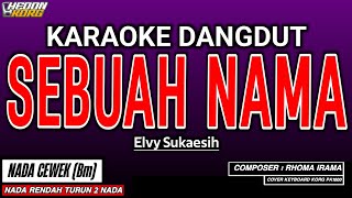 Download lagu SEBUAH NAMA KARAOKE DANGDUT - ELVY SUKAESIH mp3