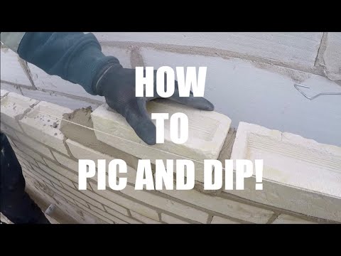 BRICKLAYING, How to pic and dip... Why I use this technique!!