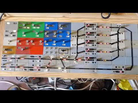 Mein SpDrS60 Stelltisch Schattenbahnhof: Ausfahrt ins Gegengleis (GWB)