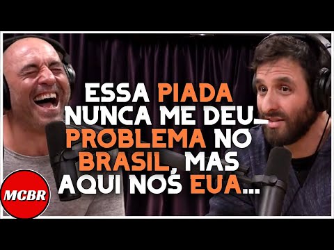 RAFINHA BASTOS FAZENDO JOE ROGAN RIR MUITO COM PIADA TRADUZIDA | THE JOE ROGAN EXPERIENCE