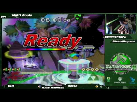 Mass Madness 11 SSBM - bolt (Falco) vs. Rasen (Sheik) - Melee Pools