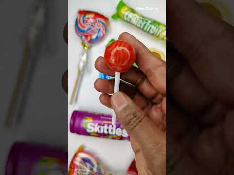 Alpenliebe Pop - Cream Strawberry Flavour 🍓#shorts#lollipop#alpenliebe#chocolate#candy#asmr#toffee