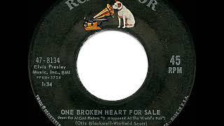 1963 HITS ARCHIVE: One Broken Heart For Sale - Elvis Presley