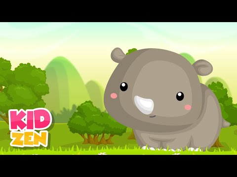 Calming & Relaxing Music for Children | Dreamy Field 🦏 Soft Piano Music for Kids (Extended 3 Hours)