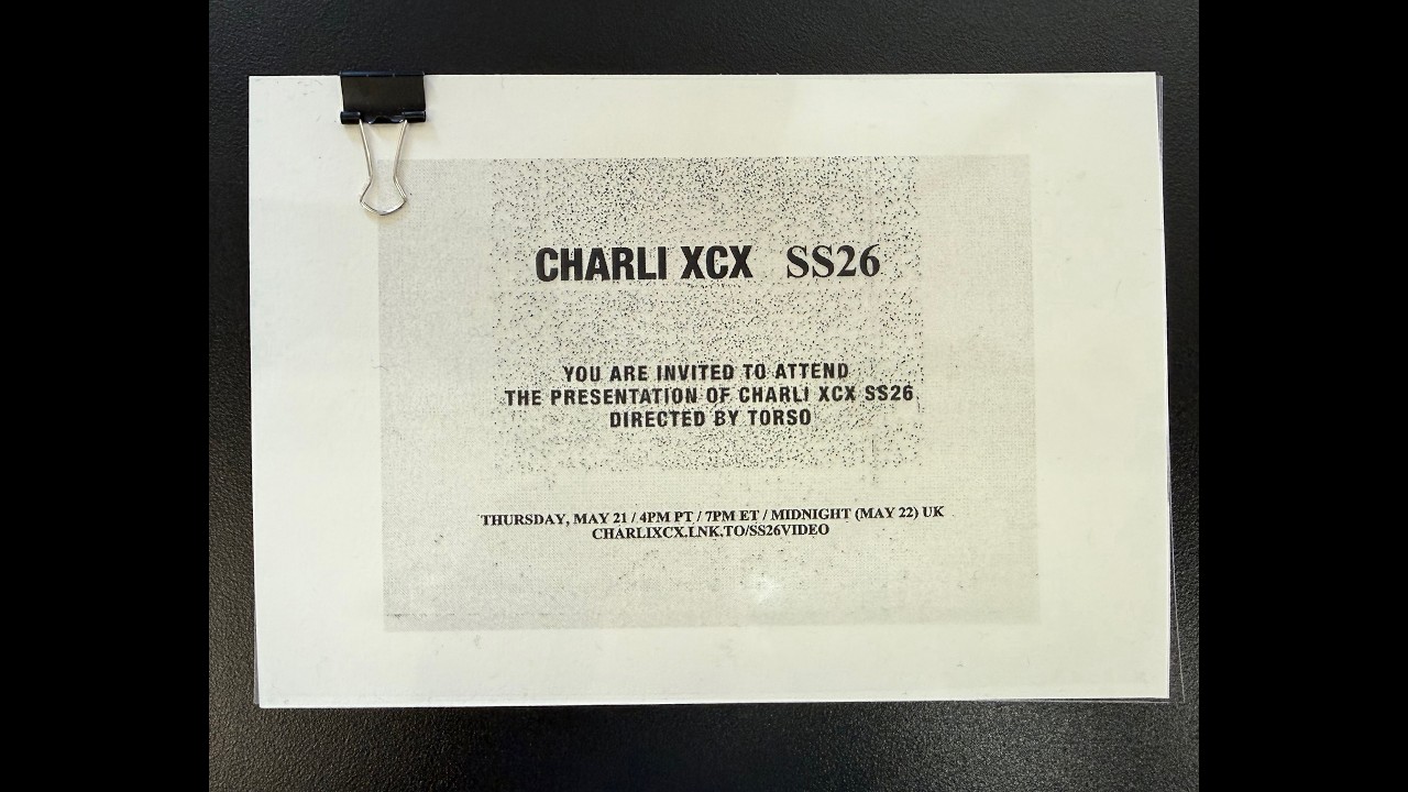 Charli xcx - SS26 Pre Show