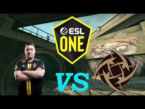 ZywOo POV (Vitality) vs NiP - overpass / 34-14 / ESL One 2020
