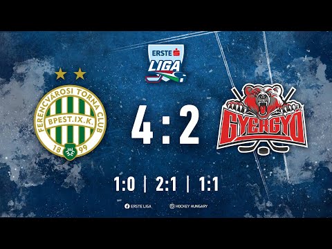 Gólösszefoglaló - EL 188 - FTC-Telekom - Gyergyói Hoki Klub 4:2 20220127