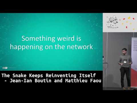 Hack.lu 2018: The Snake Keeps Reinventing Itself - Jean-Ian Boutin and Matthieu Faou