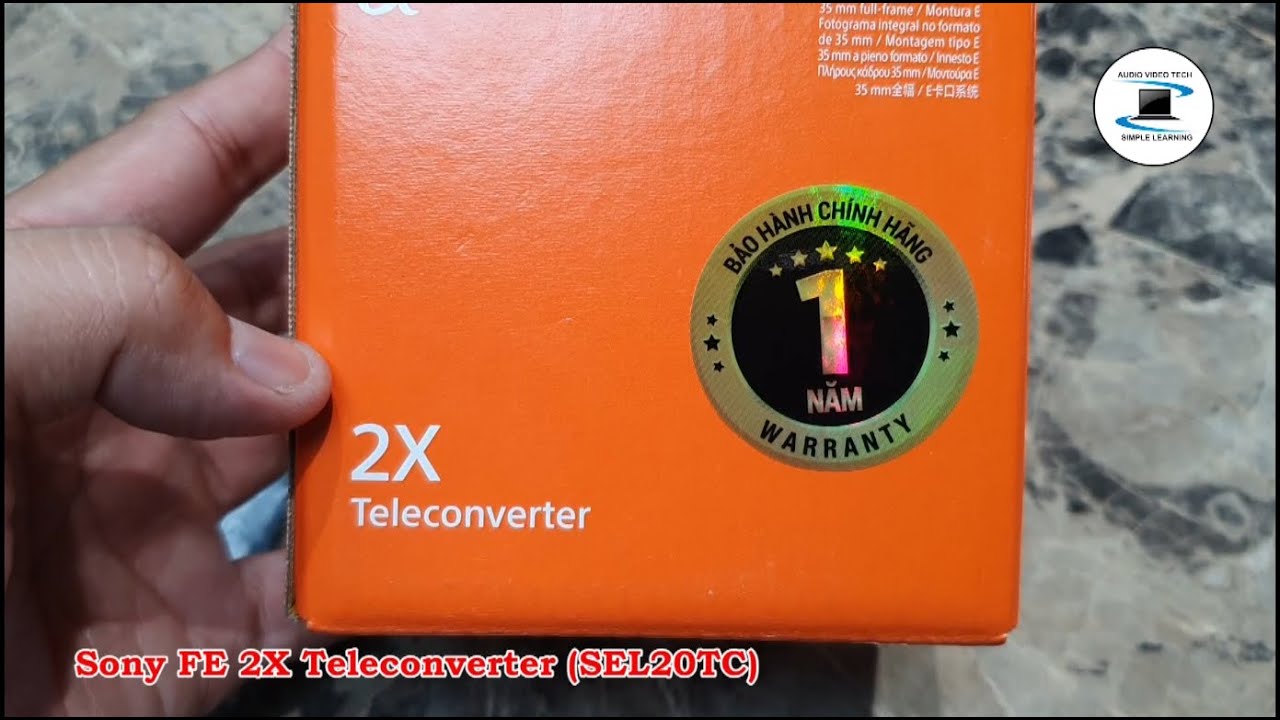 Sony FE 2X Teleconverter (SEL20TC) : unboxing