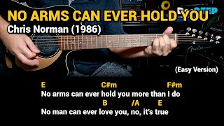 No Arms Can Ever Hold You - Chris Norman (Easy Guitar Chords Tutorial with Lyrics)