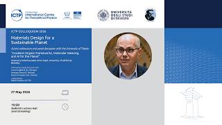 2025 Nobel Laureate Omar Yaghi on Materials Design for a Sustainable P