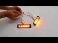 LB1088 6 Amber LED Surface Mount Strobe Lighthead