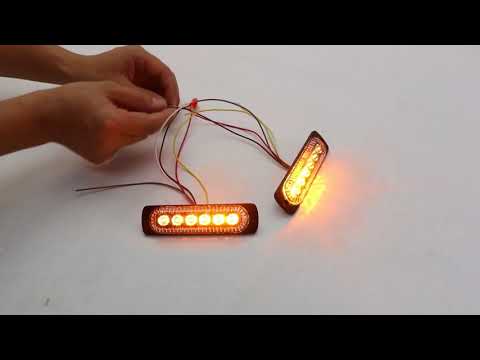 LB1088-6 Amber LED Surface Mount Strobe Lighthead