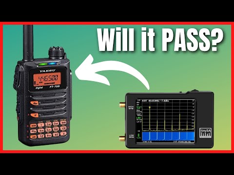 Testing the Yaesu FT-70D for Harmonics with the TinySA thumbnail