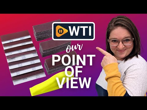 POLIWELL Micro Sanding Tools 3.5” x 1” Detail Sander for Small Projects - WTI product video review