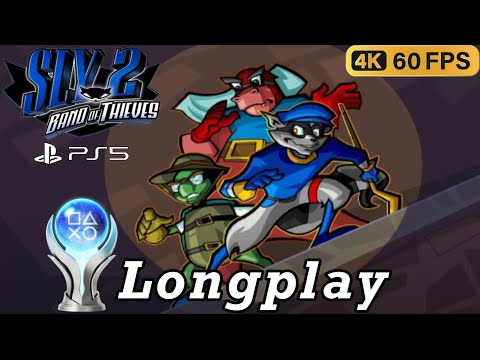 Sly 2: Band of Thieves (PS5) 100% Platinum Longplay (4K 60FPS, No Commentary)