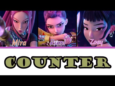 Huntrix - Counter (Color Coded Lyrics) [ fansong by AI ]