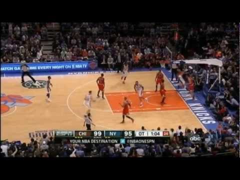 [4.8.12] Carmelo Anthony - 43 points (game winner) vs Bulls (Complete Highlights)
