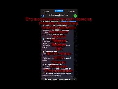 НОВЫЙ БЕСПЛАТНЫЙ БОТ ПРОБИВ В ТЕЛЕГРАММ ПРОБИТЬ НОМЕР ЧЕЛОВЕКА БЕСПЛАТНО БОТ ПРОБИВ В 2026 ПОИСК 