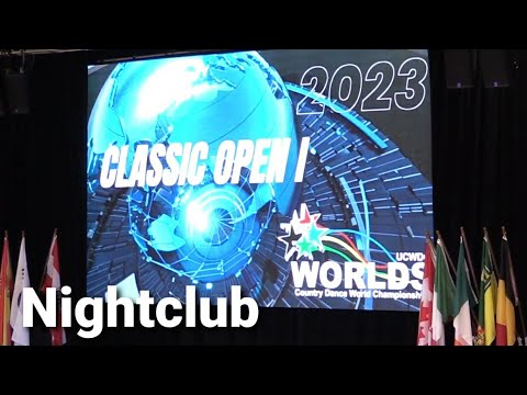 UCWDC Worlds 2023 Couples Classic DIVISION 1 NightClub Two Step. Both Heats.