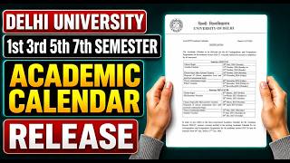 DU Academic Calendar 2026-27 Update! 🎓