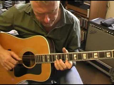 Open D picking,acoustic guitar lesson by Max Milligan